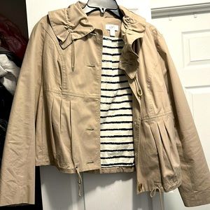 Adorable Khaki colored light jacket from Loft!